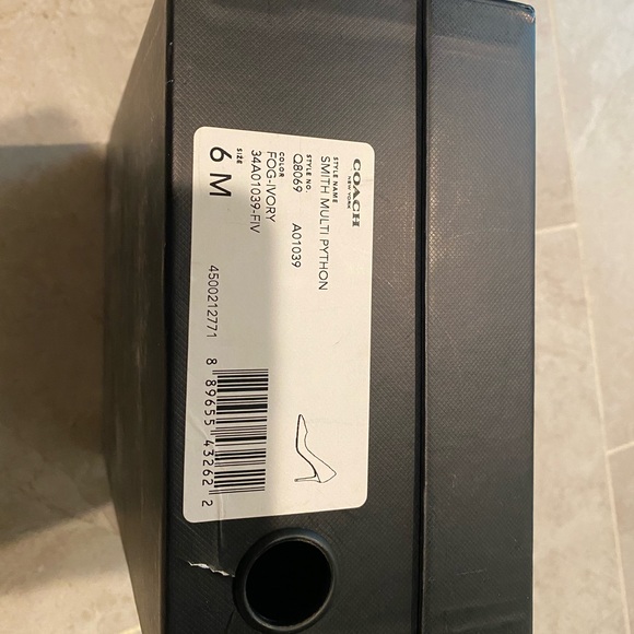 Coach Smith Python Pump Fog size 6 - Picture 10 of 10